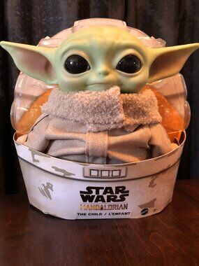 Star Wars The Mandalorian Disney THE CHILD GROGU Plush Toy Mattel 2020